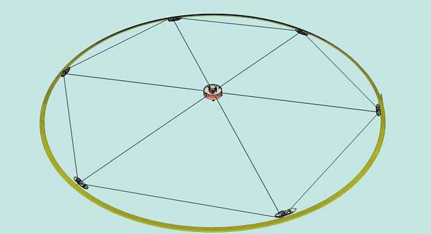 o-lay-barge transport spiral with transp